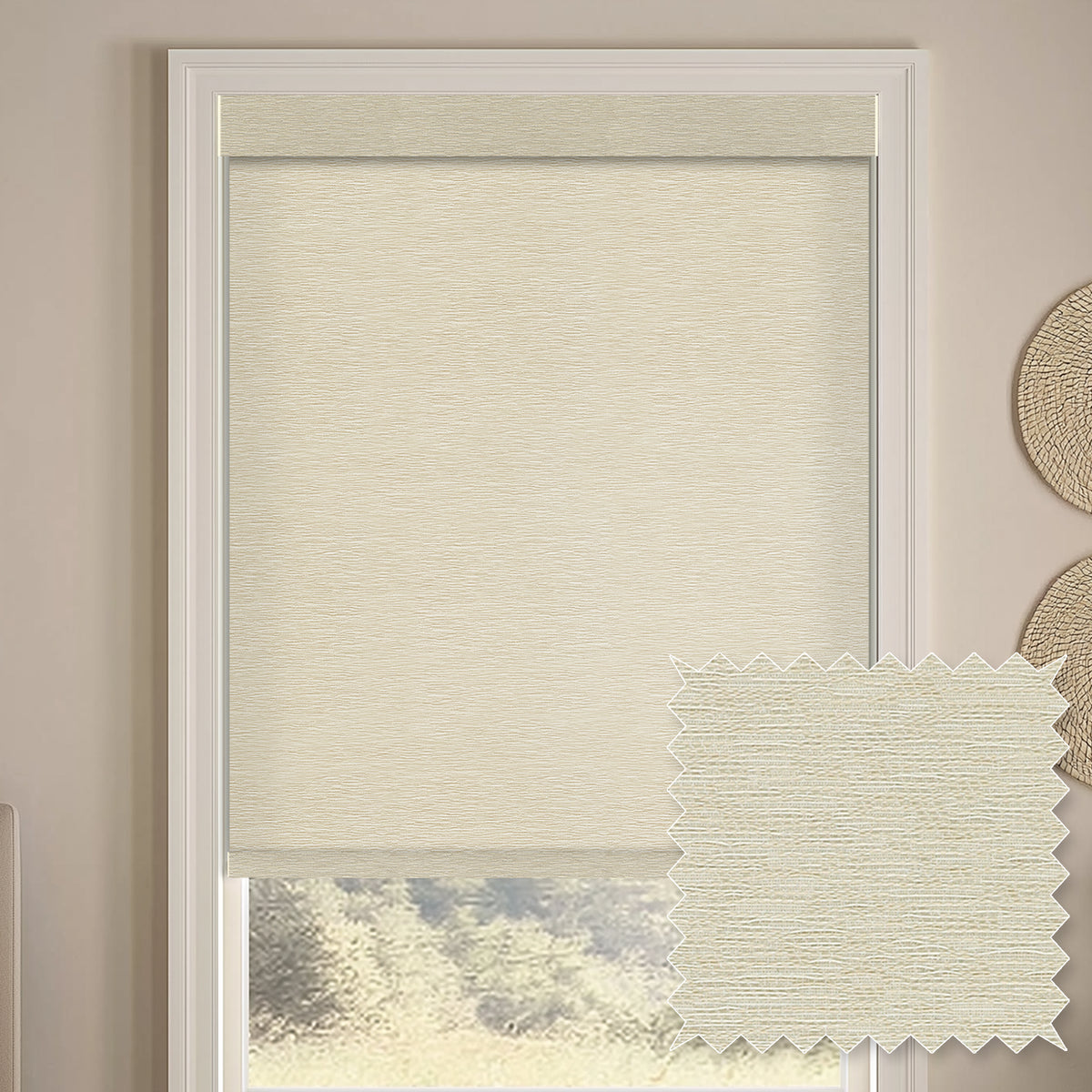 Capella Moonglow Light filtering Roller Shades