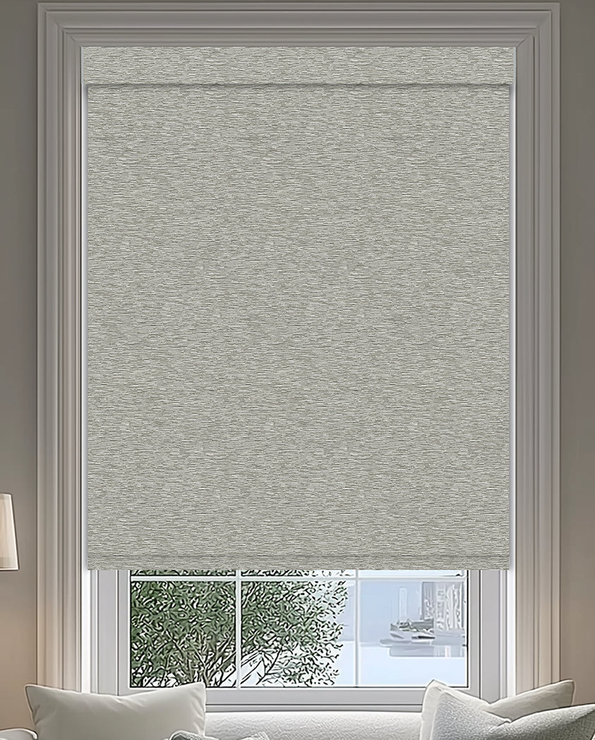 Capella Granite Blackout Roller Shades