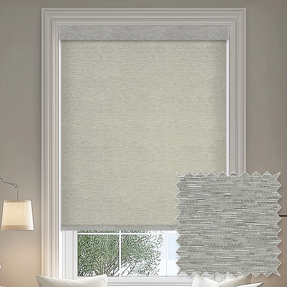 Capella Granite Light Filtering Roller Shades