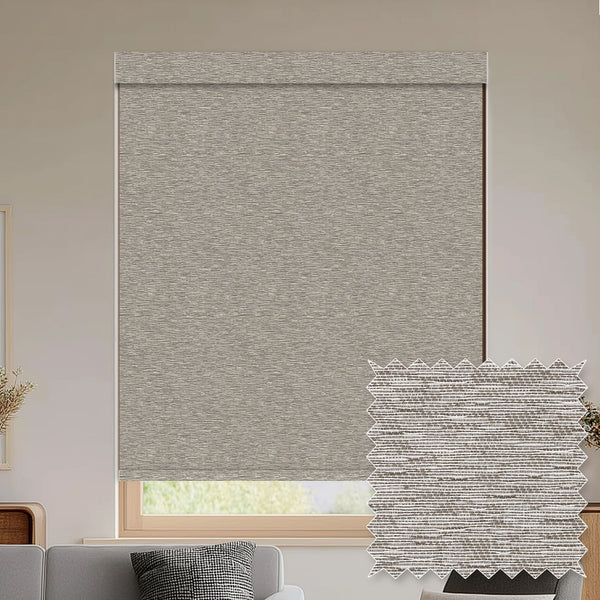 Capella Stone Blackout Roller Shades