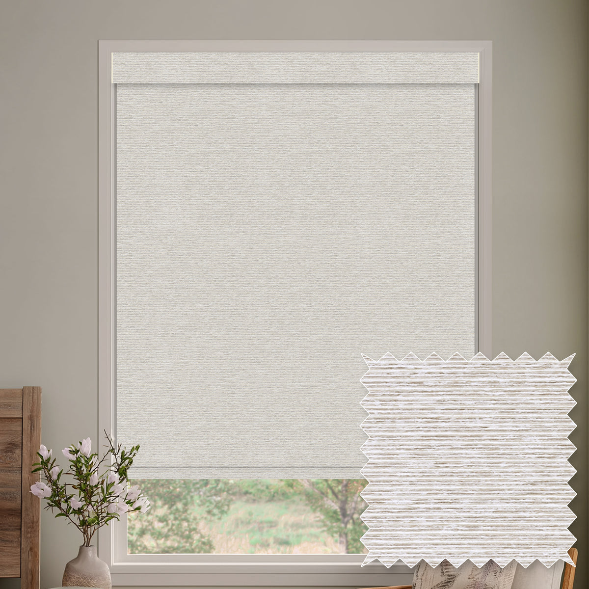 Cayo Wheat Blackout Roller Shades
