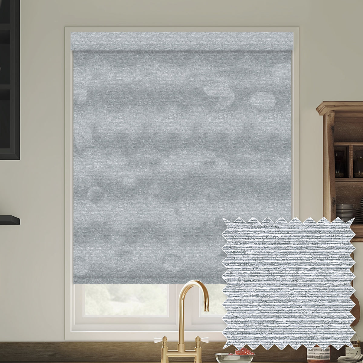 Cayo Steel Blackout Roller Shades