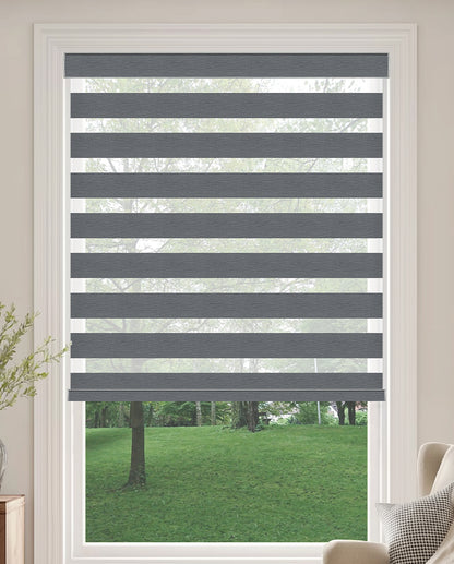 Callis Charcoal Light Filtering Zebra Shade