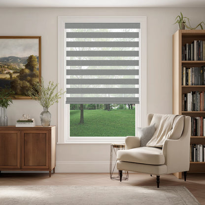 Callis Ash Light Filtering Zebra Shade