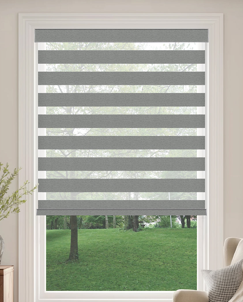 Callis Ash Light Filtering Zebra Shade