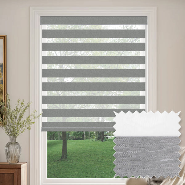 Callis Ash Light Filtering Zebra Shade