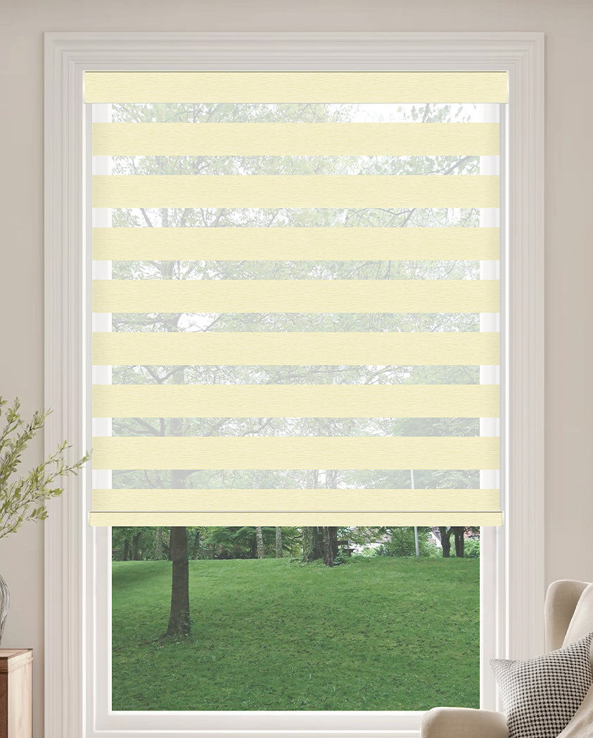 Callis Cream Light Filtering Zebra Shade