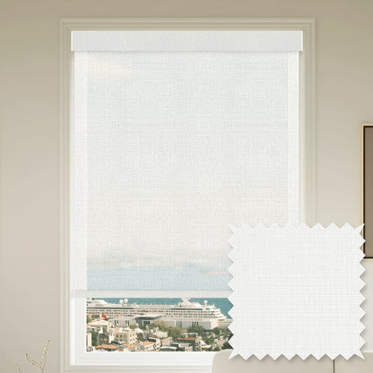 Conway Salt Sheer Roller Shades