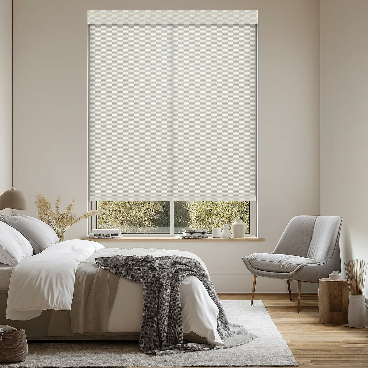 Cumulus Coconut Light Filtering Roller Shades