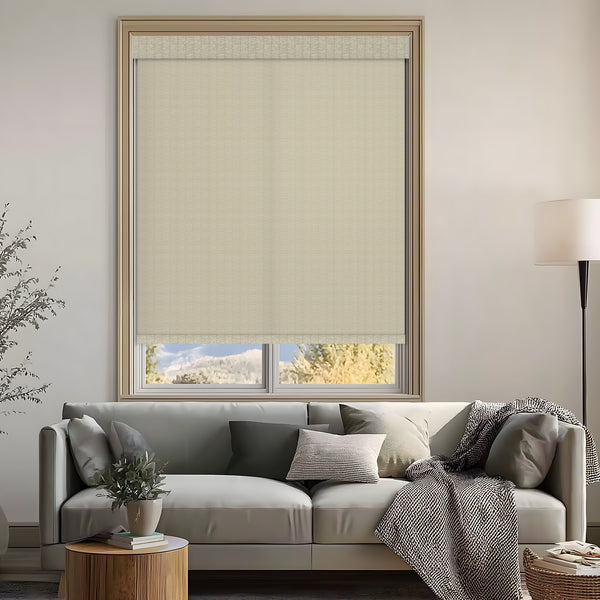 Cumulus Bone Light Filtering Roller Shades