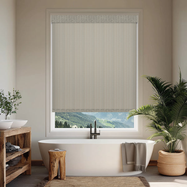 Cumulus Stone Light Filtering Roller Shades
