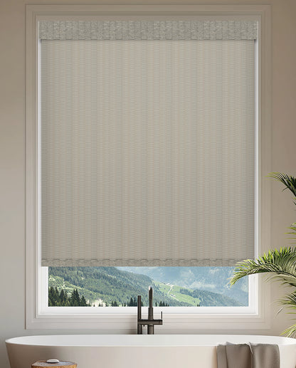 Cumulus Stone Light Filtering Roller Shades