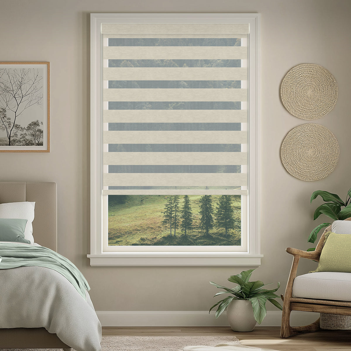 Duran Shell Blackout Zebra Shade
