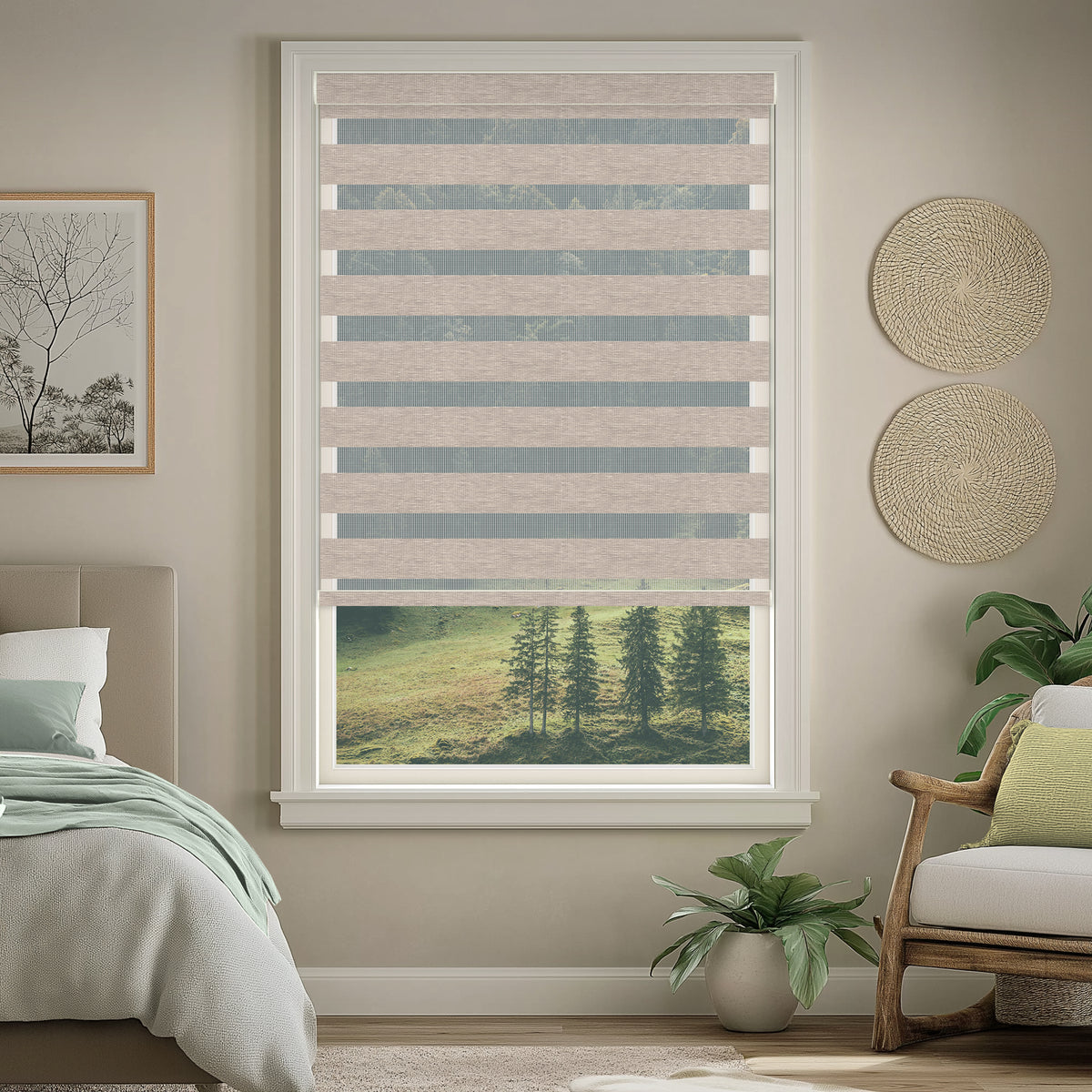 Duran Bone Blackout Zebra Shade