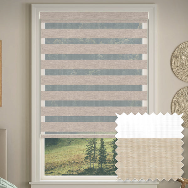 Duran Bone Blackout Zebra Shade