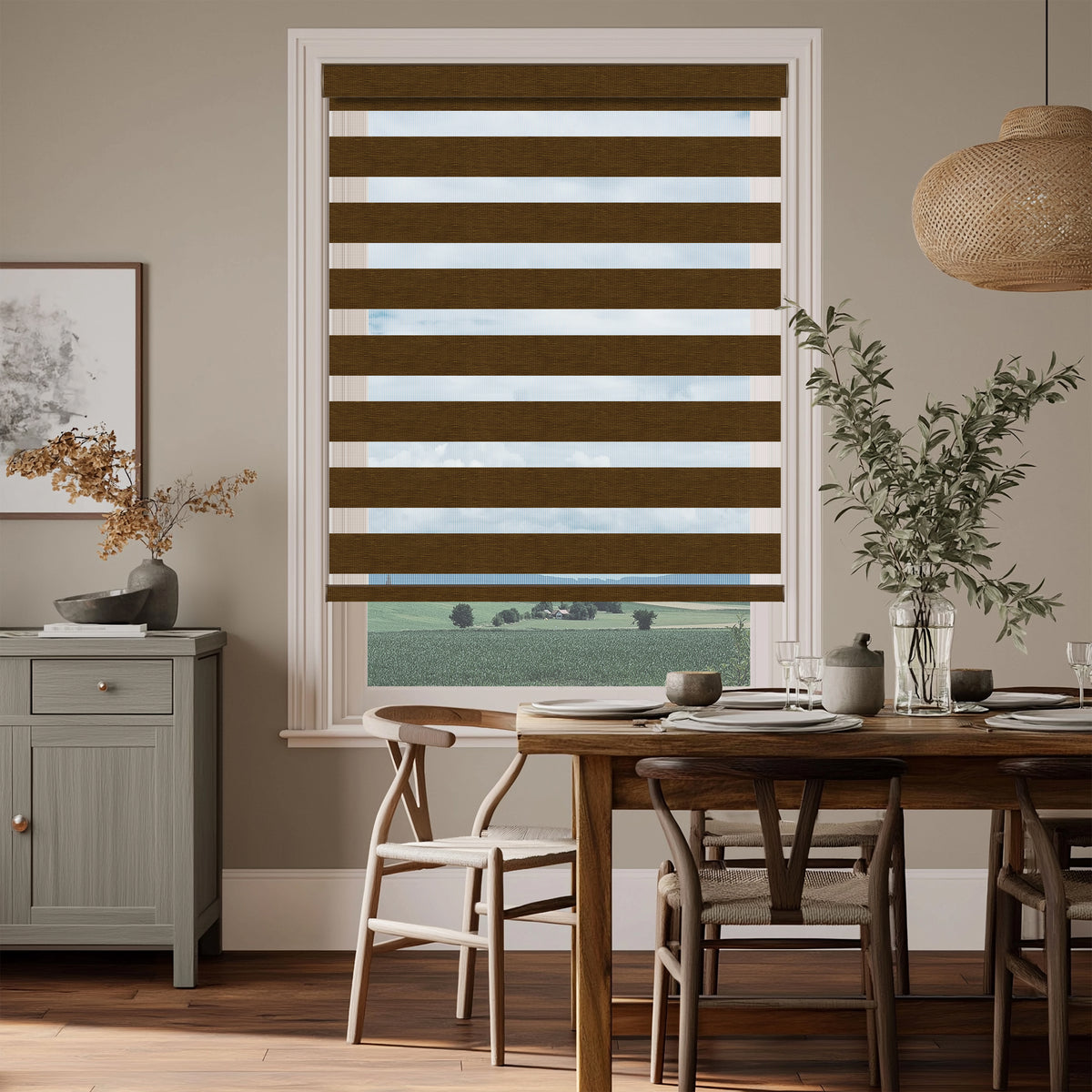 Duran Autumn Blackout Zebra Shade