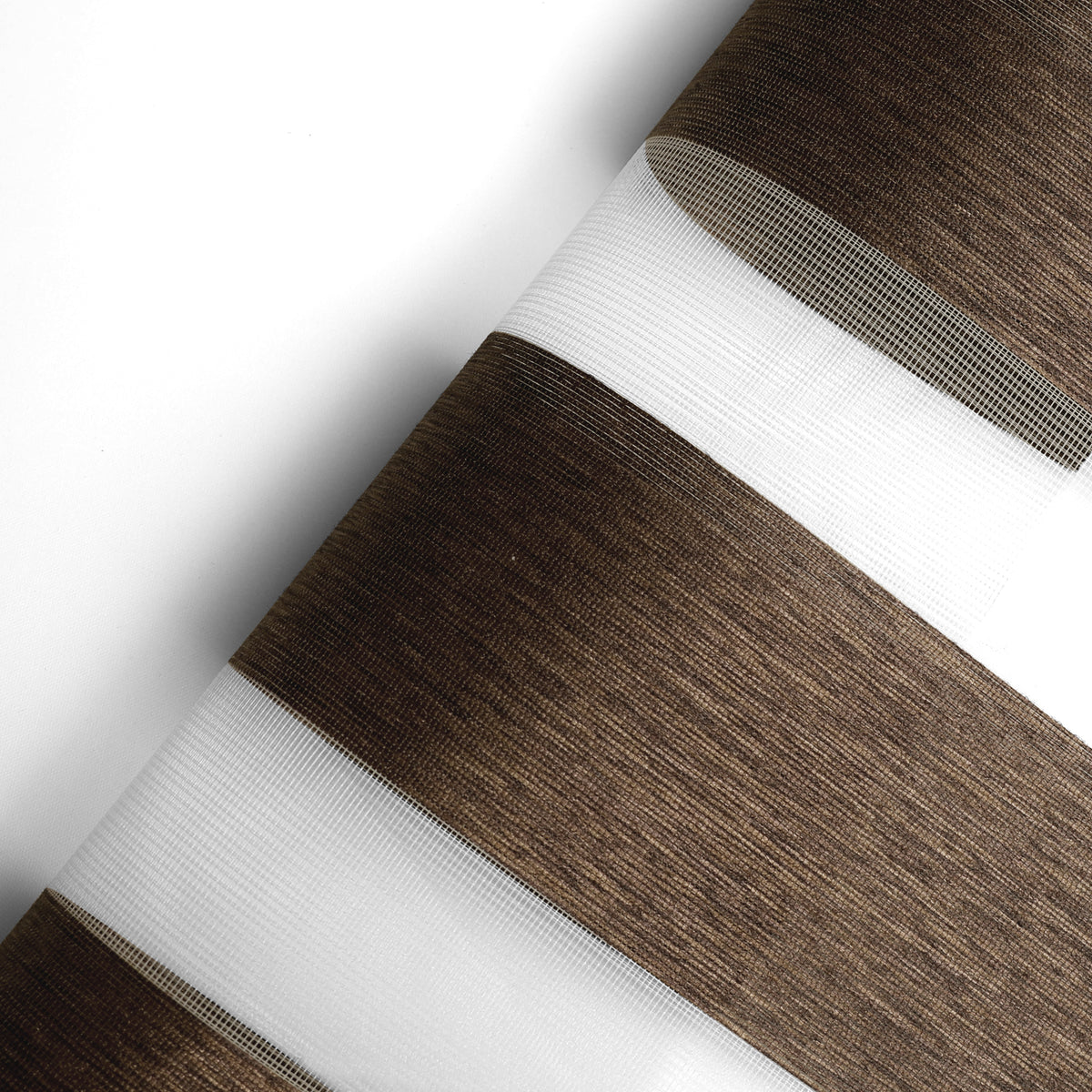 Rasch Chocolate Light Filtering Zebra Shade