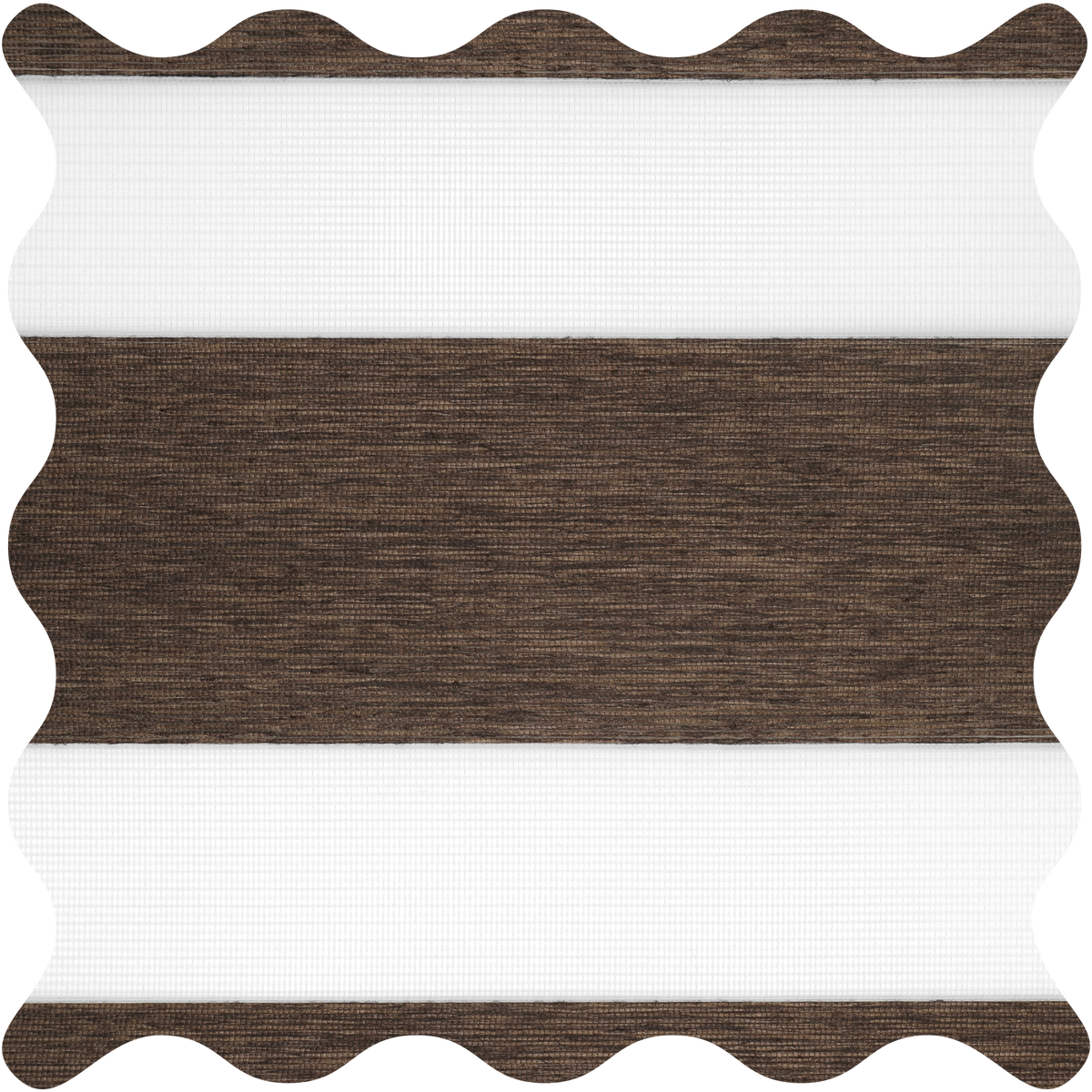 Rasch Chocolate Light Filtering Zebra Shade