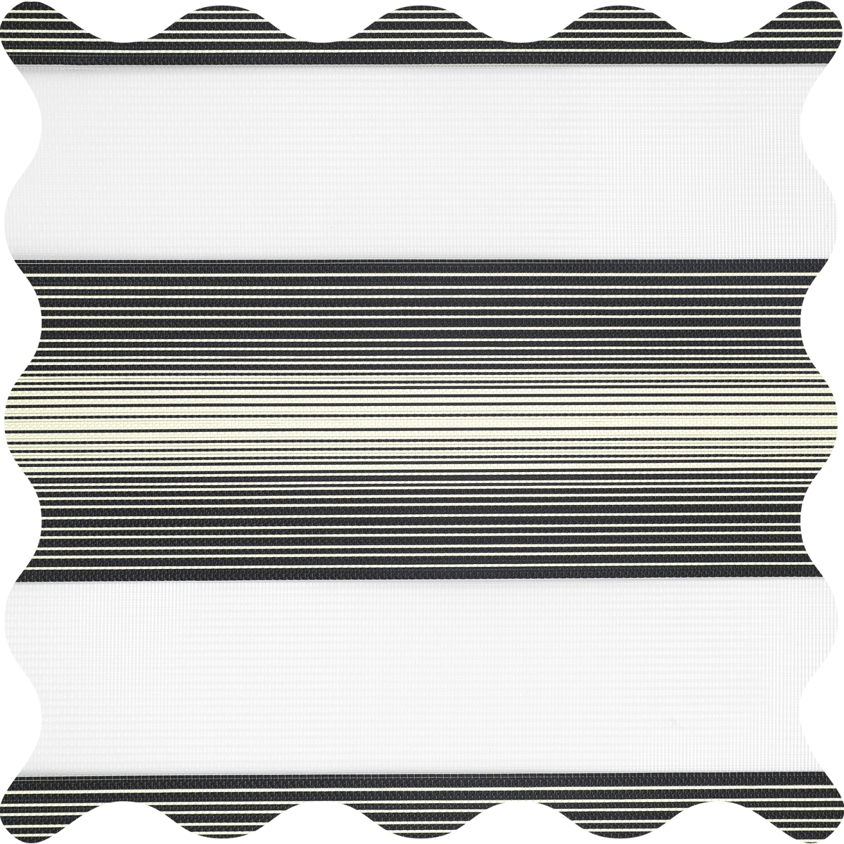 Curacao Onyx Light Filtering Zebra Shade
