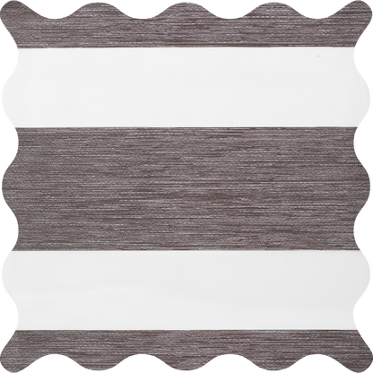 Grande Walnut Light Filtering Zebra Shade