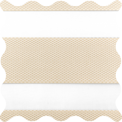Milton Champagne Light Filtering Zebra Shade