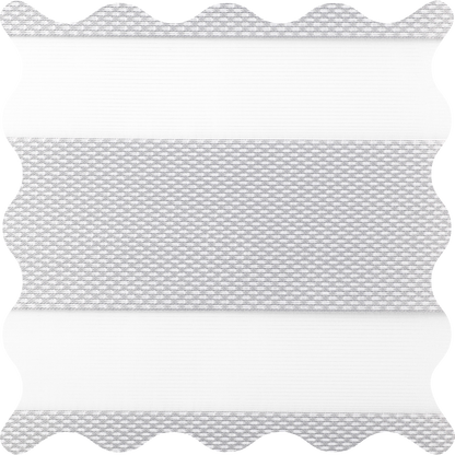 Milton Silver Light Filtering Zebra Shade