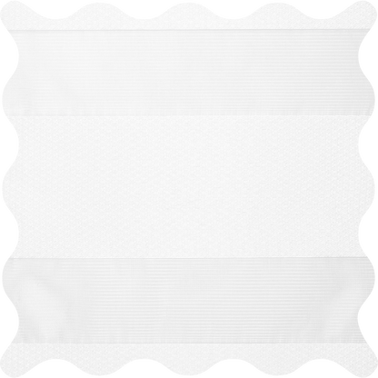 Milton Snow Light Filtering Zebra Shade