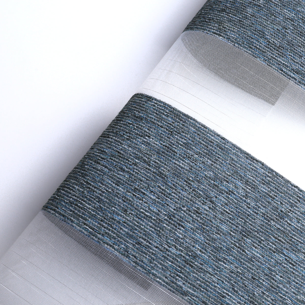 Rimini Denim Light Filtering Zebra Shade