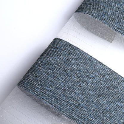 Rimini Denim Light Filtering Zebra Shade