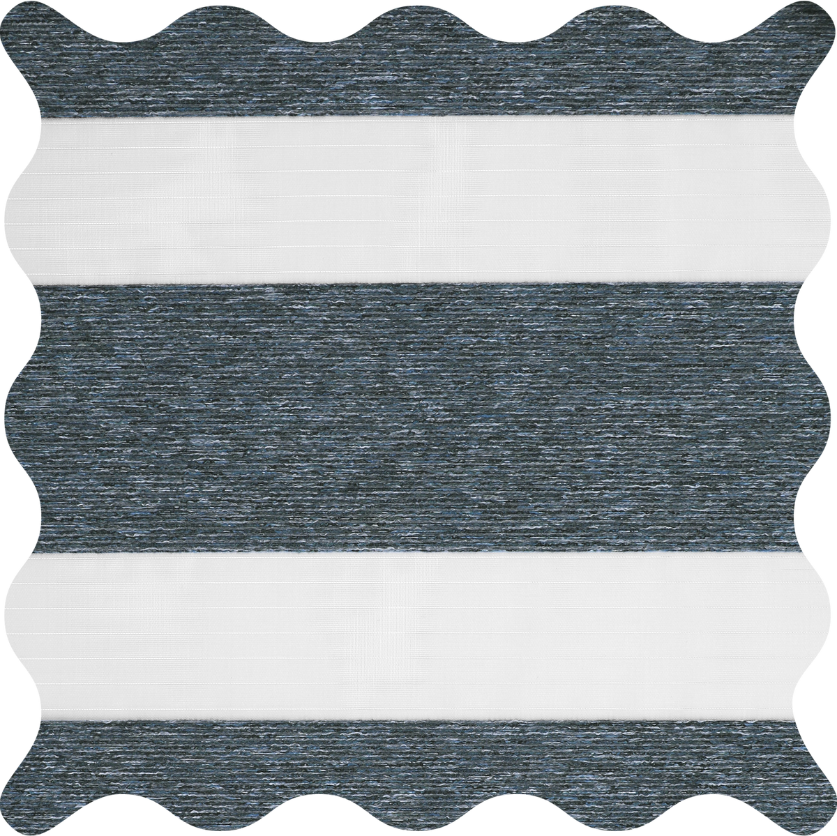 Rimini Denim Light Filtering Zebra Shade