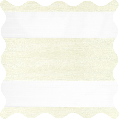 Rosier Cream Light Filtering Zebra Shade