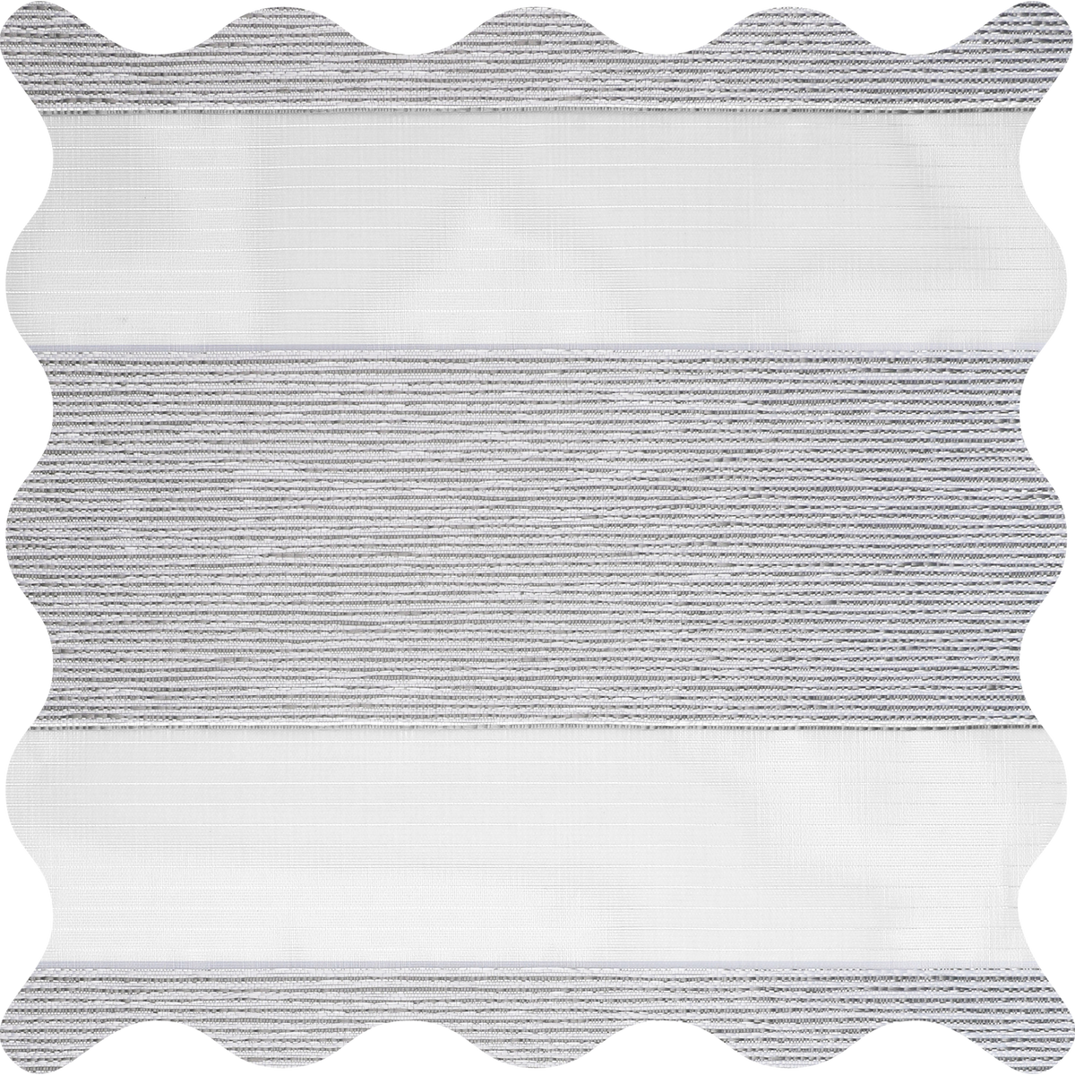 Rosier Silver Light Filtering Zebra Shade