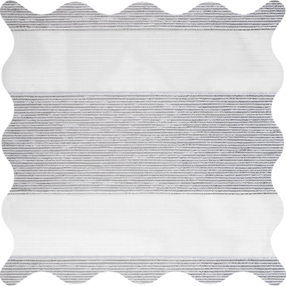 Rosier Silver Light Filtering Zebra Shade