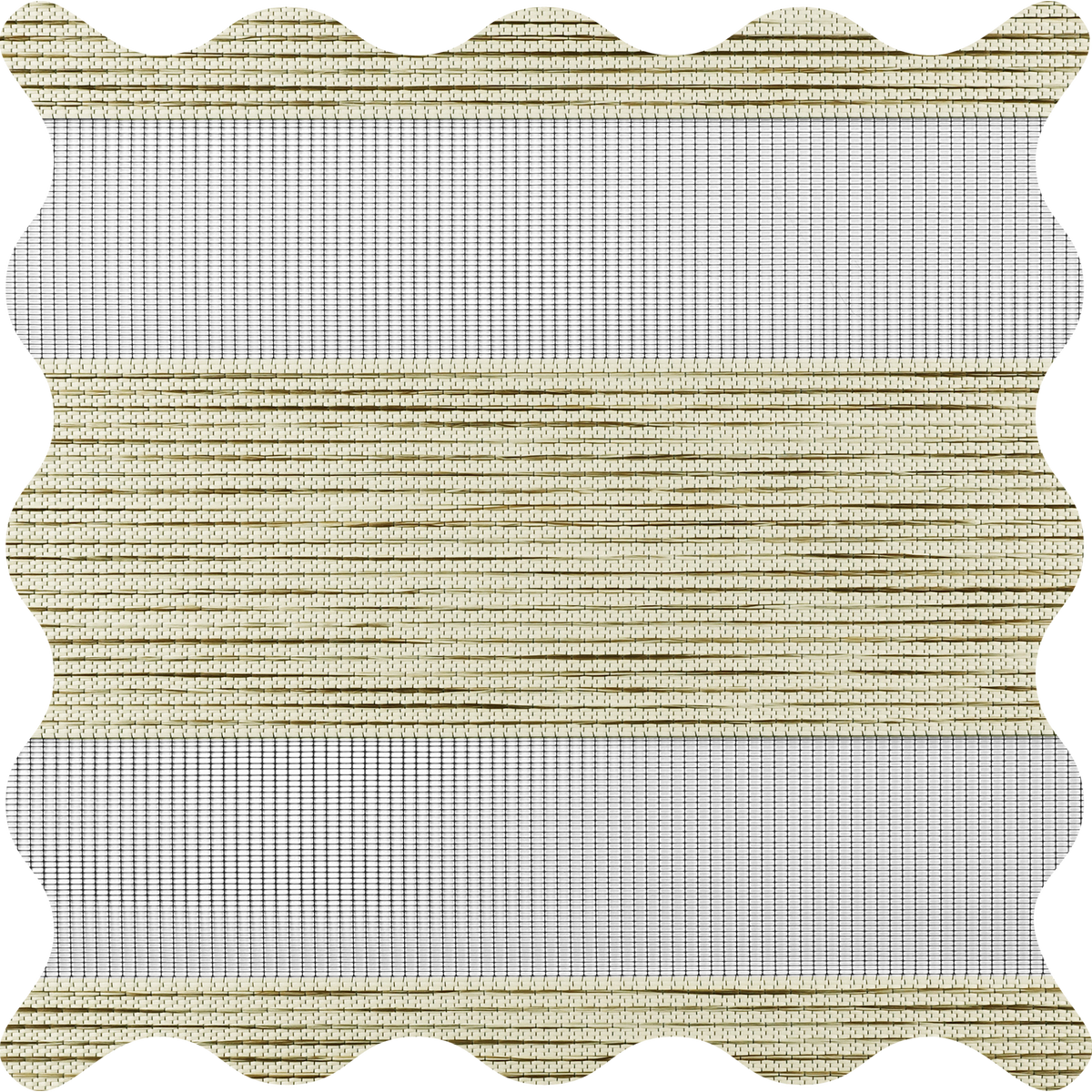 Pollux Champagne Light Filtering Zebra Shade