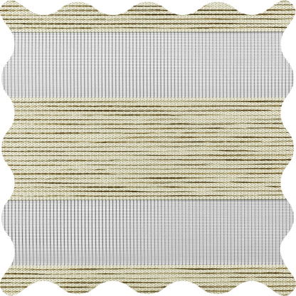 Pollux Champagne Light Filtering Zebra Shade