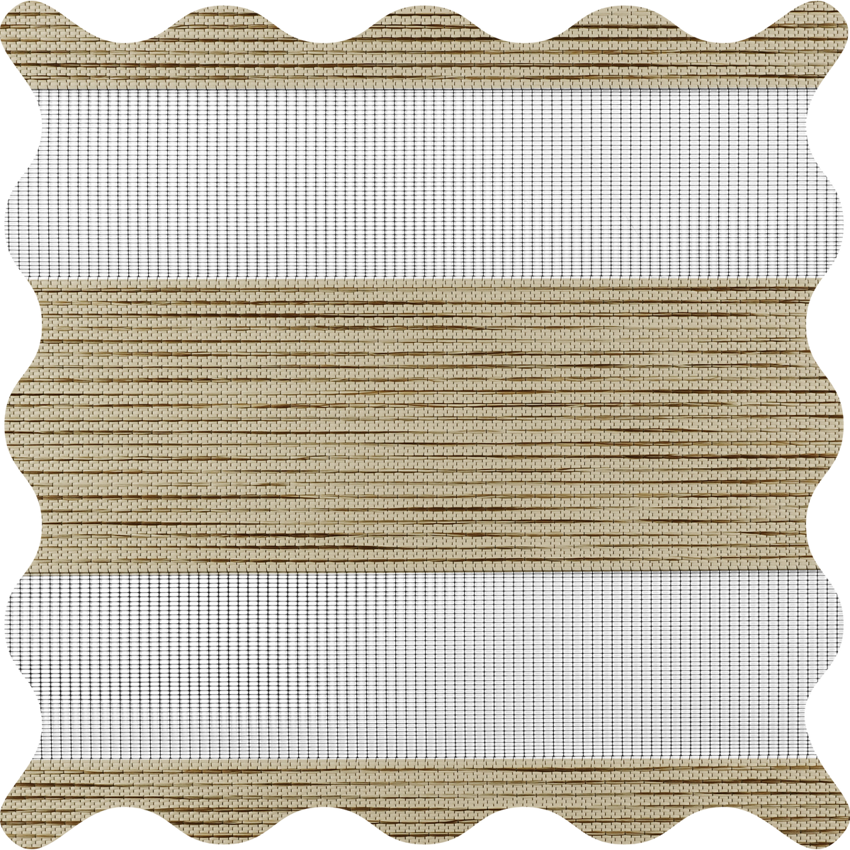 Pollux Muffin Light Filtering Zebra Shade