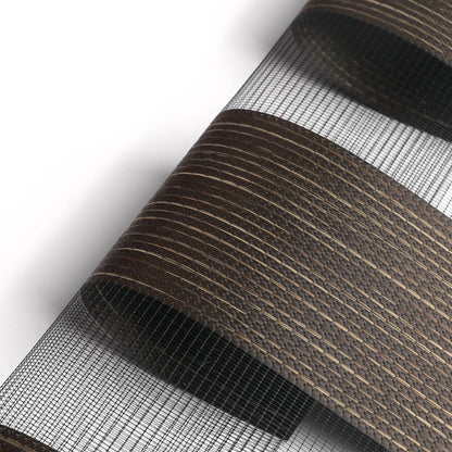 Pollux Chocolate Light Filtering Zebra Shade