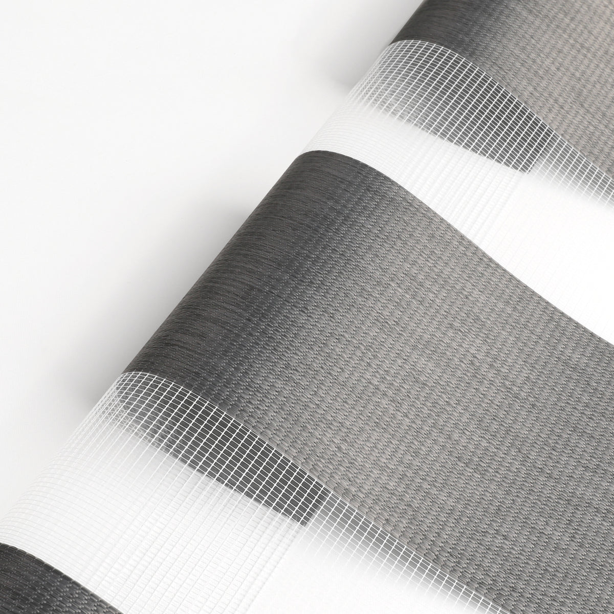 Duran Charcoal Blackout Zebra Shade