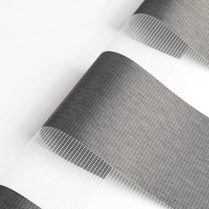 Duran Charcoal Blackout Zebra Shade