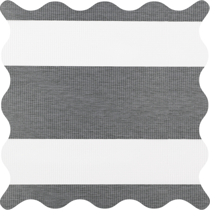 Duran Charcoal Blackout Zebra Shade