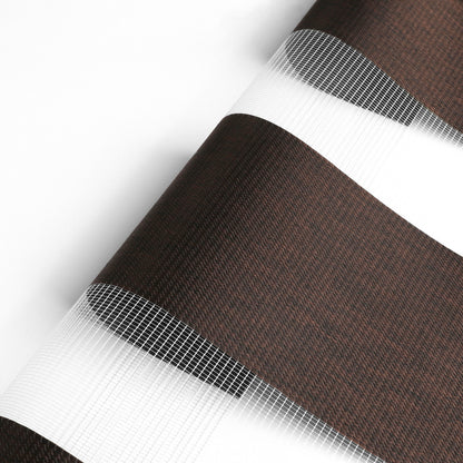 Duran Walnut Blackout Zebra Shade