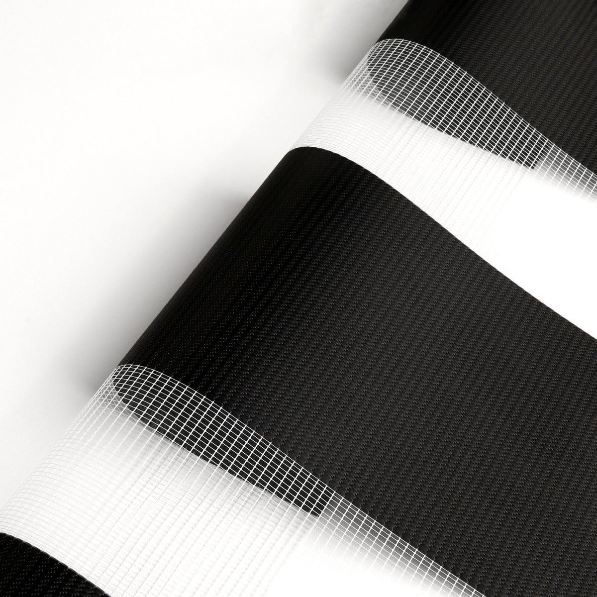 Duran Black Blackout Zebra Shade