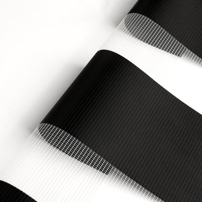 Duran Black Blackout Zebra Shade