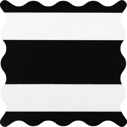 Duran Black Blackout Zebra Shade
