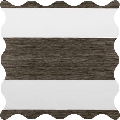 Noam Sandalwood Light Filtering Zebra Shade