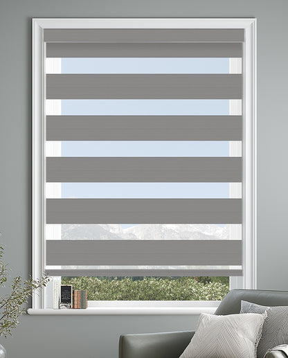 Errol Harbor Light Filtering Zebra Shade