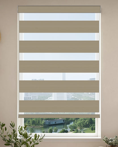 Errol Wheat Light Filtering Zebra Shade