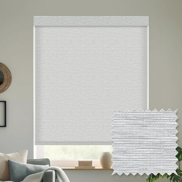 Euler Linen Mist Light Filtering Roller Shades