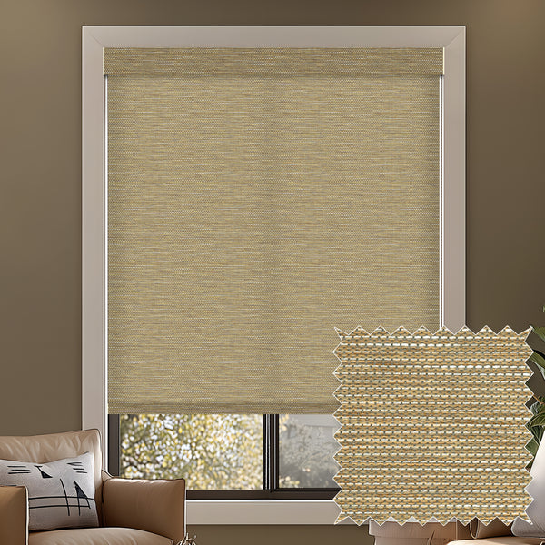 Euler Linen Sand Light Filtering Roller Shades