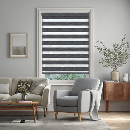 Grande Shadow Light Filtering Zebra Shade